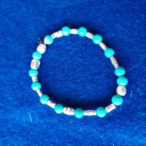 Sterling Silver and real turquoise bracelet